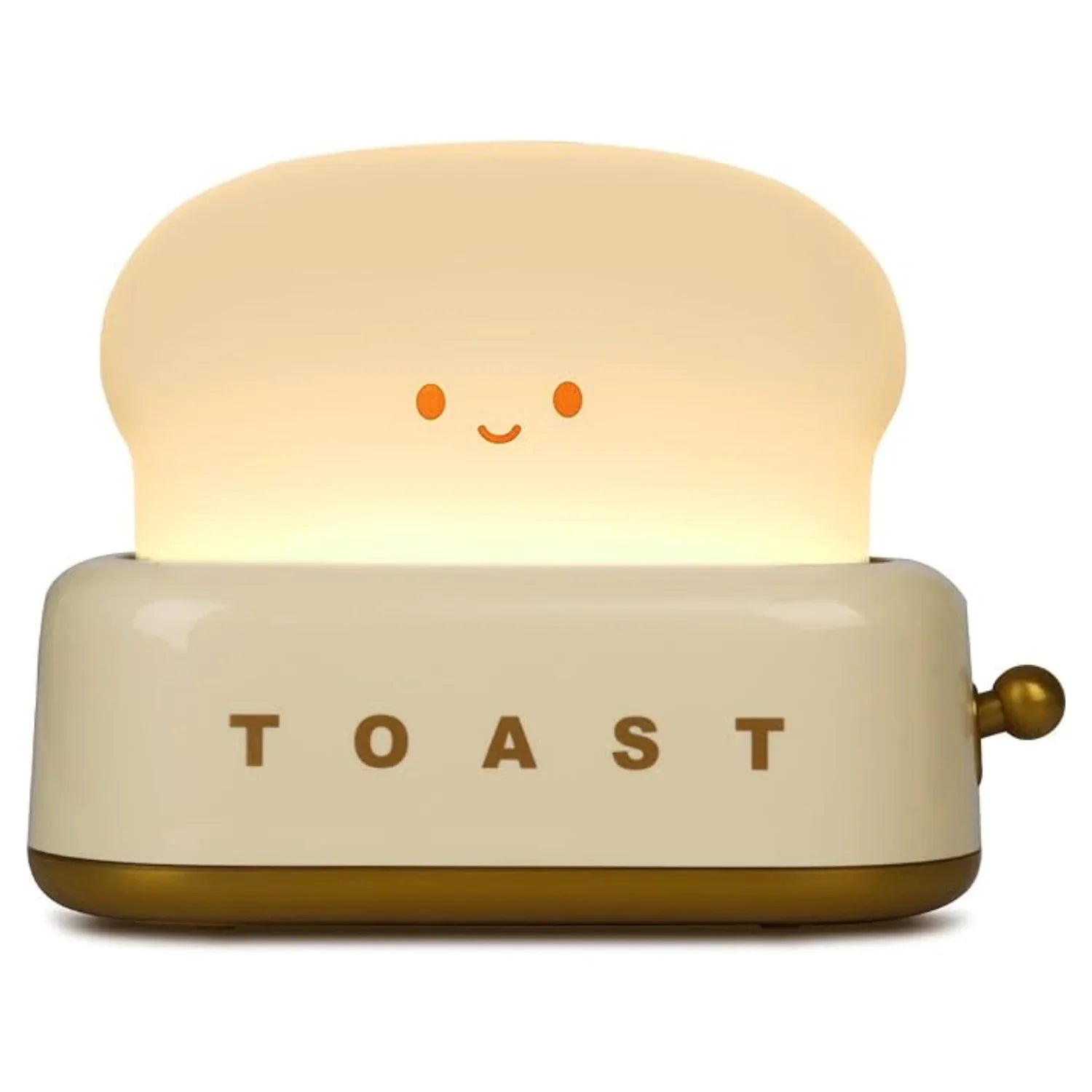 BowLift | Shaded Nightstand Lamp – Kawaii Toast LED Lamp for Cozy Lighting