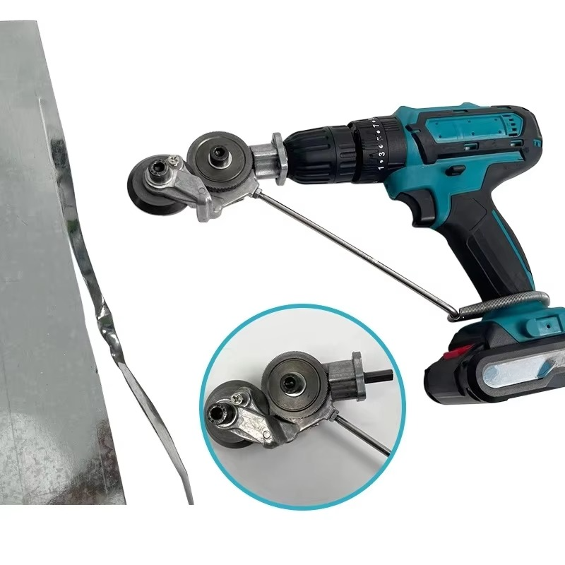 BowLift | Electric Drill Sheet Metal Cutter Nibbler Attachment for Clean Plate Cutting