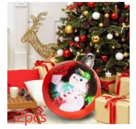 BowLift | Inflatable Christmas Ball Outdoor Decoration 60cm – Weather Resistant PVC Christmas Decoration