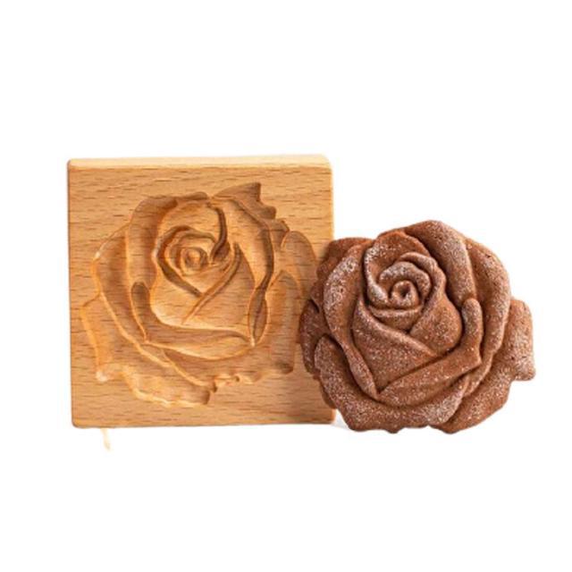 BowLift | Wooden Cookie Mold Set | Engraved Pastry Stamps | Gingerbread & Biscuit Press