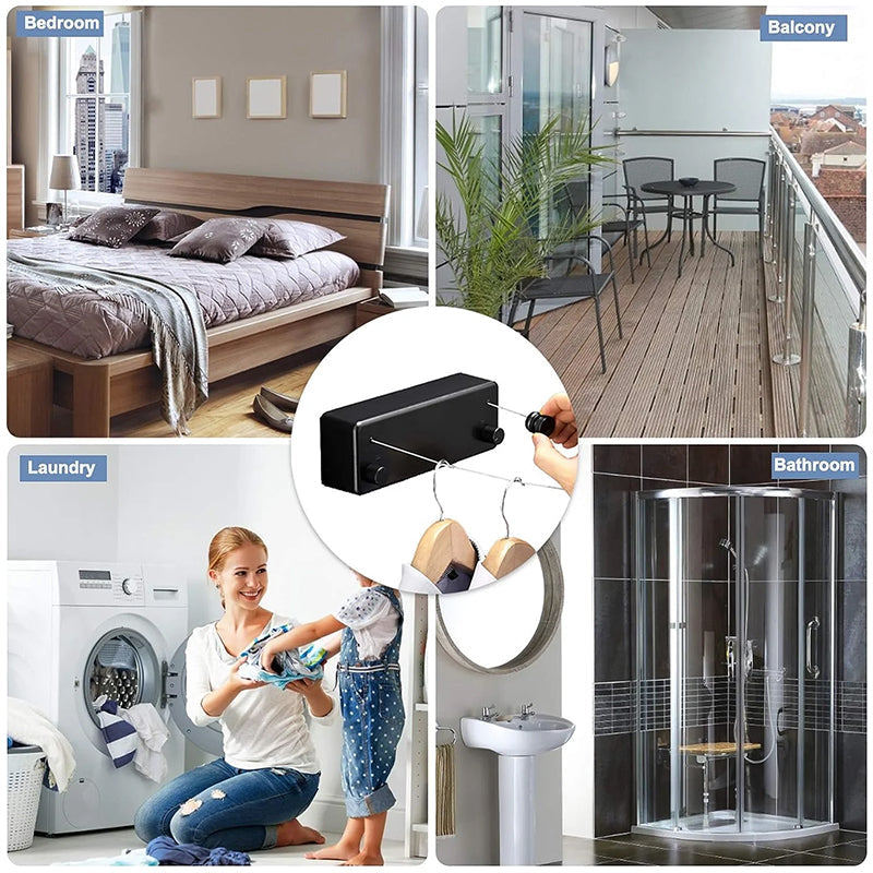 BowLift | Retractable clothesline for indoors/outdoors