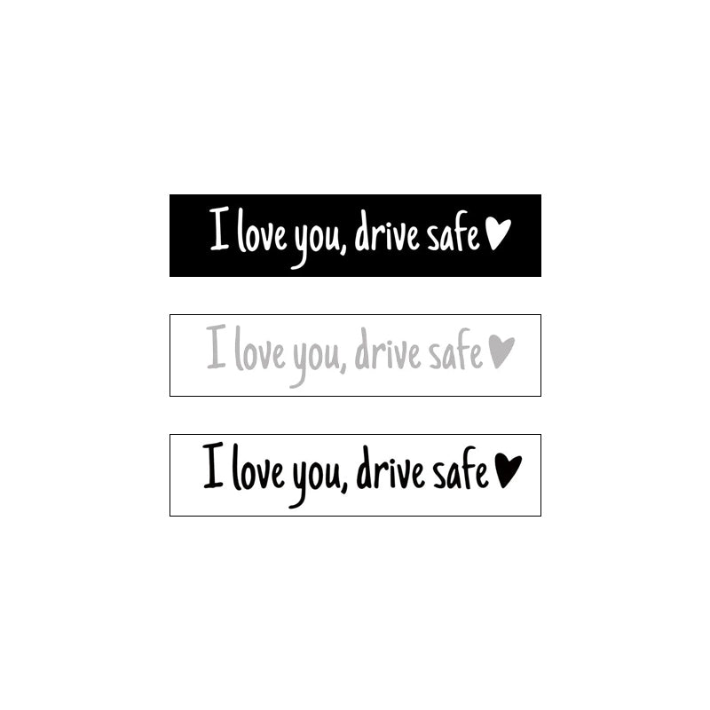 BowLift | I Love You Driving Safe Mirror Sticker