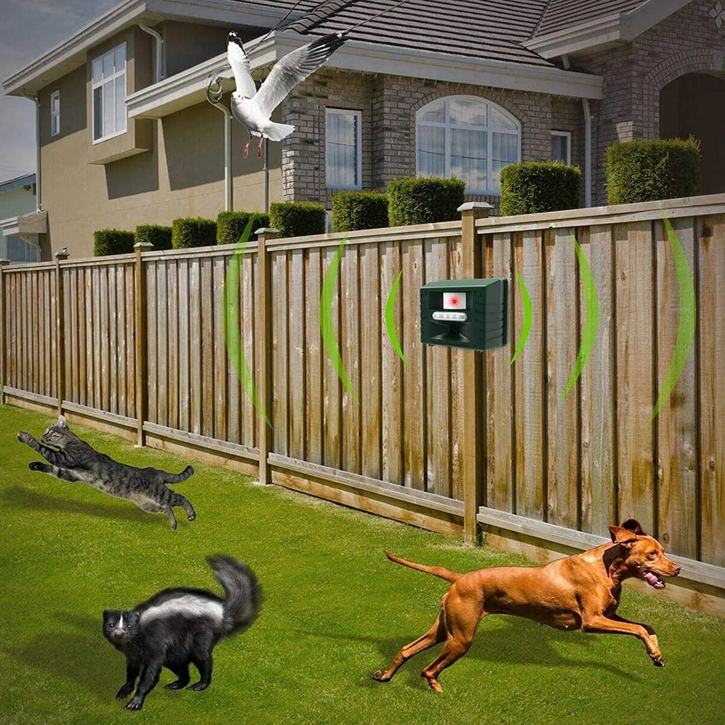 BowLift | Outdoor Ultrasonic Bird Repeller | Effective, Humane Woodpecker Deterrent for Gardens, Patios & Farms