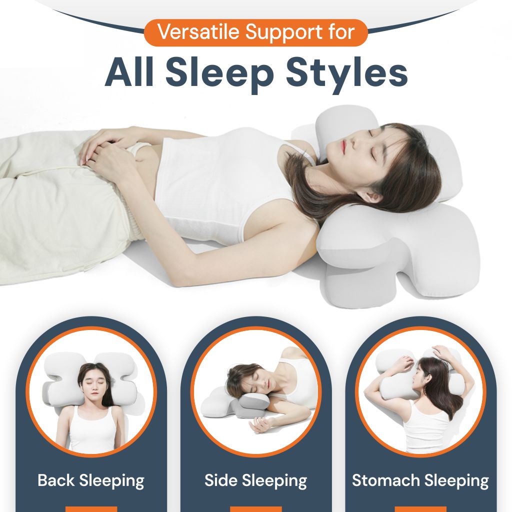 BowLift | Ergonomic Cervical Pillow | Memory Foam, Neck Support & Ideal for Restful Sleep