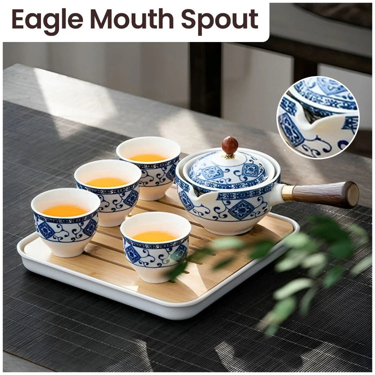 BowLift | Porcelain Gongfu Tea Set – Timeless Elegance, Perfect Tea Experience
