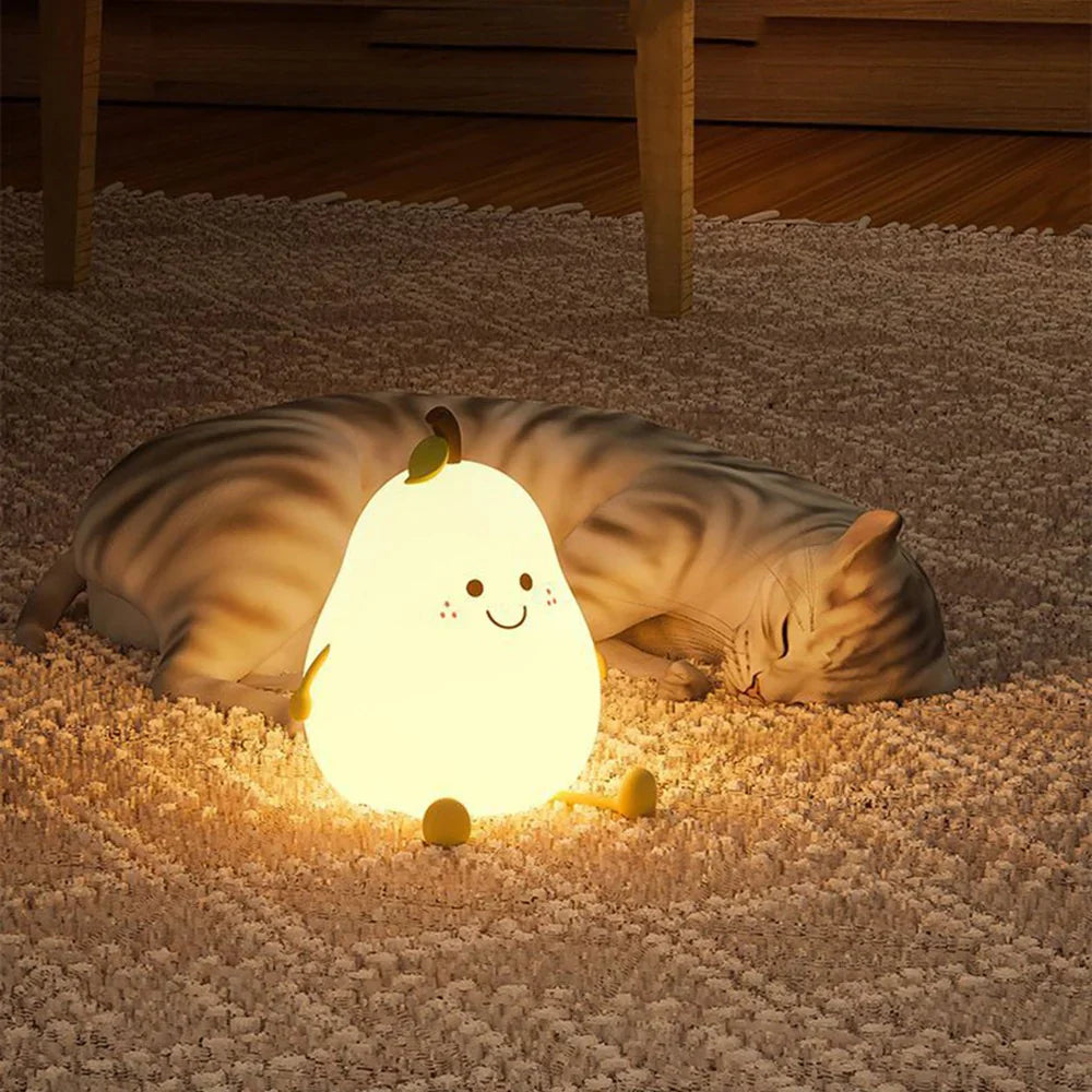 BowLift | Cozy Pear Night Light – For the Perfect Night's Sleep