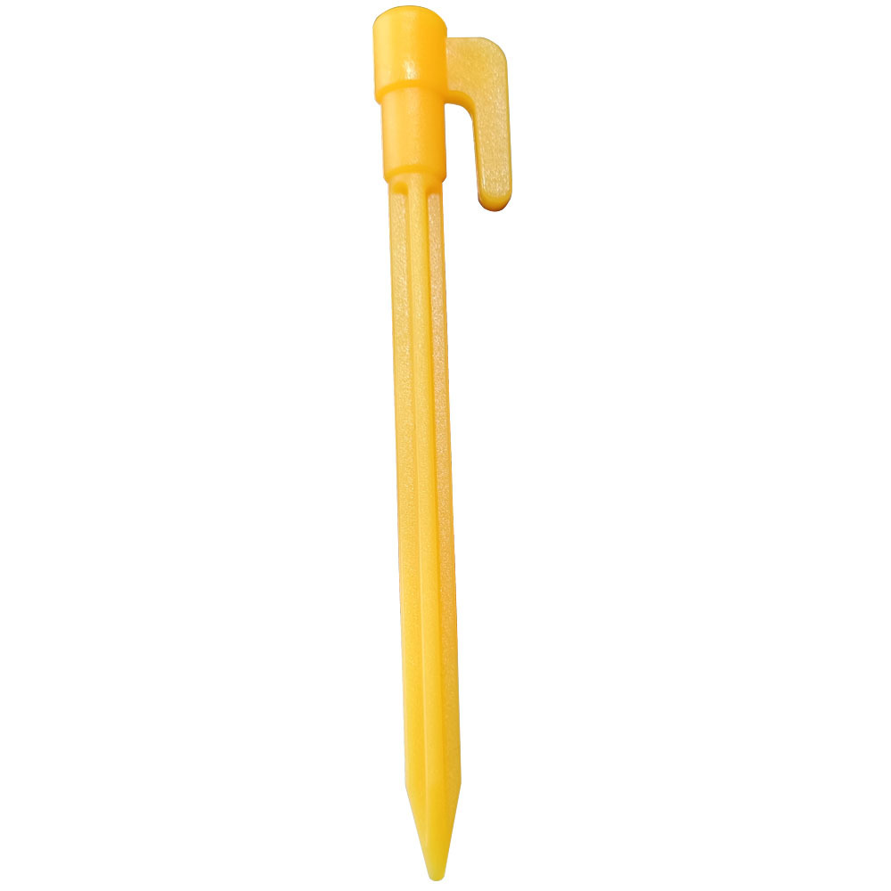 BowLift | Plastic Tent Stakes with Hooks – Camping Tent Pegs for Tarps and Canopies