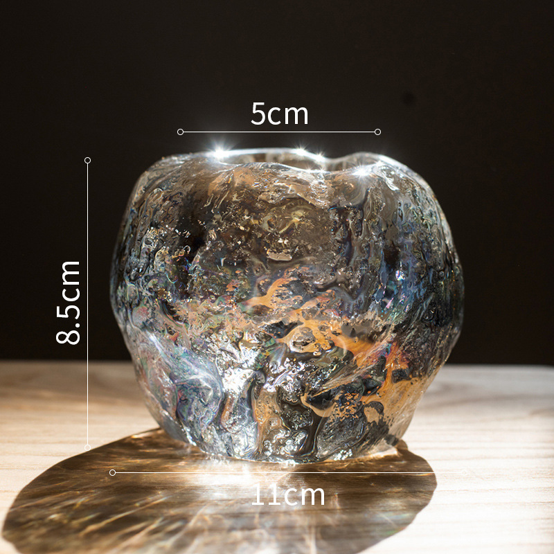 BowLift | Glass Tealight Holder – Decorative Candle Holder made of Clear Glass for Cozy Lighting