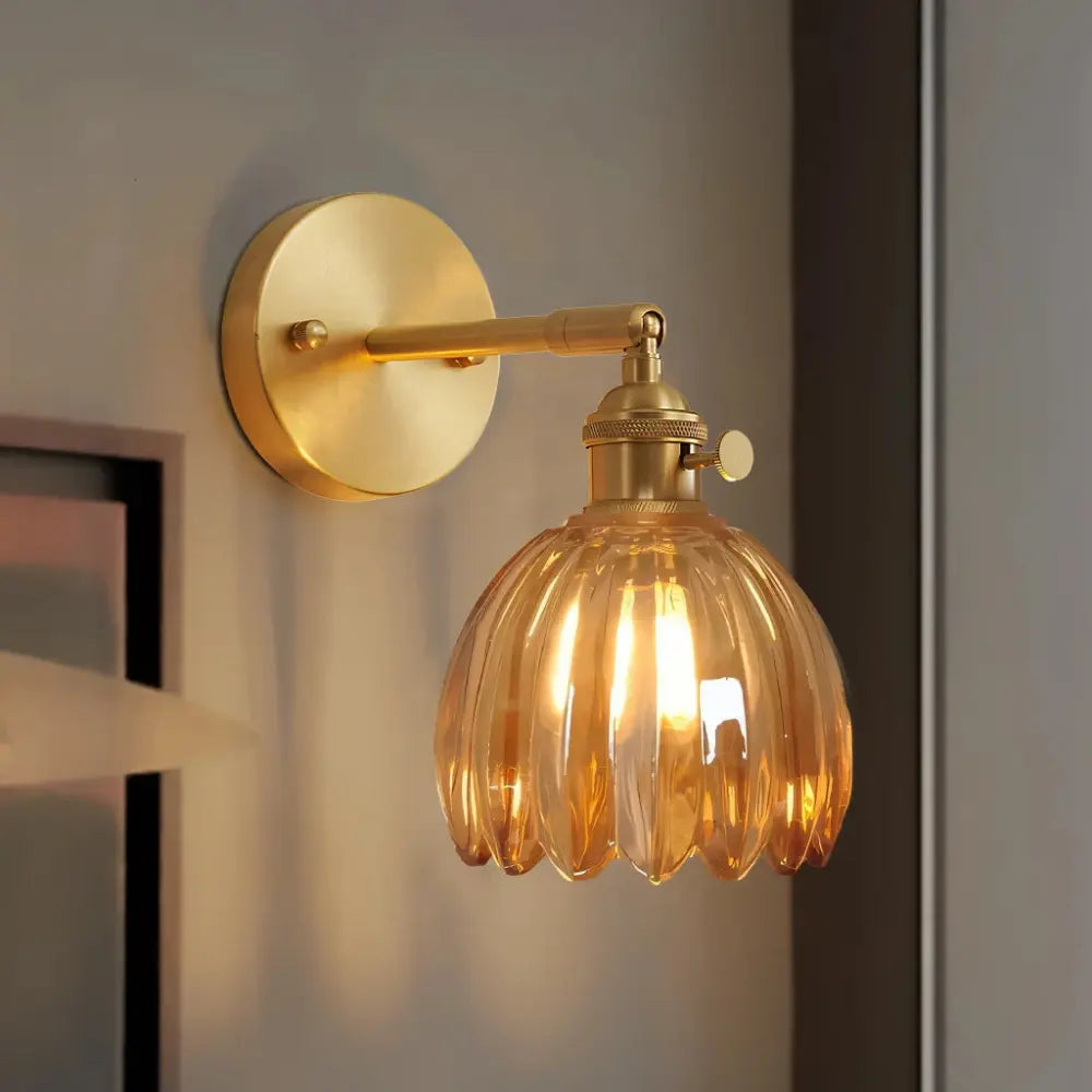 BowLift | GlowForge - Stylish Wall Lamp with a Metallic Finish