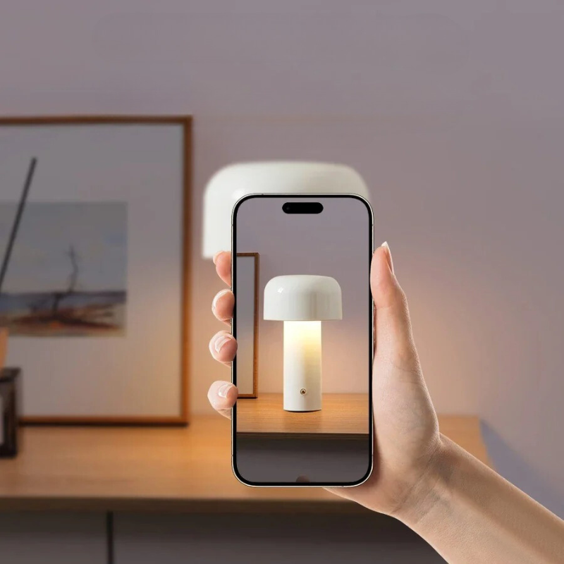 BowLift | Frendorf - Rechargeable Mushroom LED Table Lamp for a Cozy Atmosphere