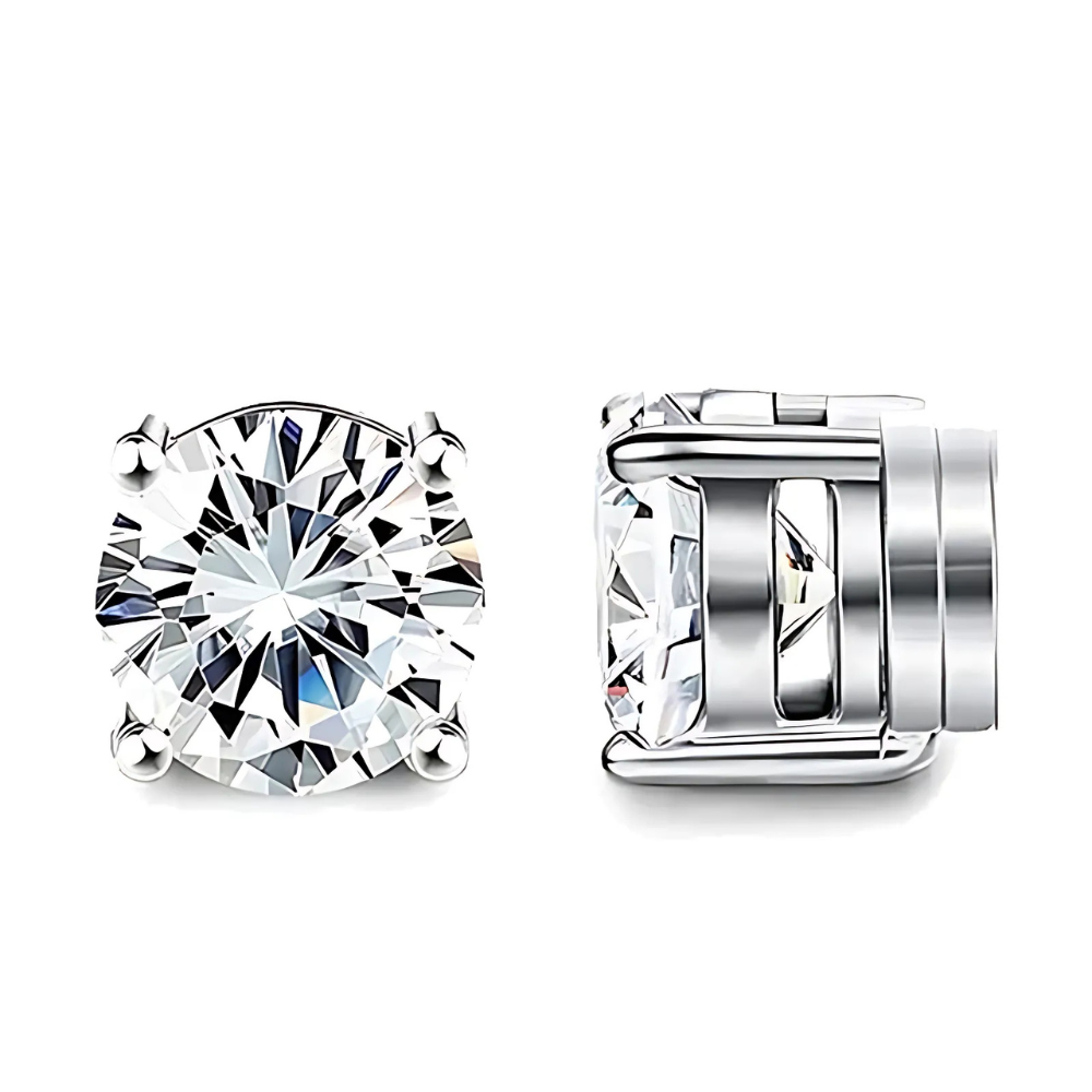 BowLift | Premium Unisex Magnetic Crystal Design Stud Earrings