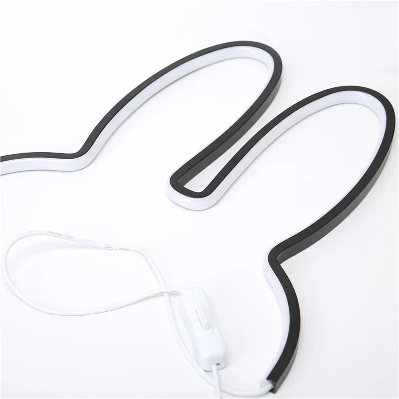 BowLift | USB rechargeable rabbit night light with color change function