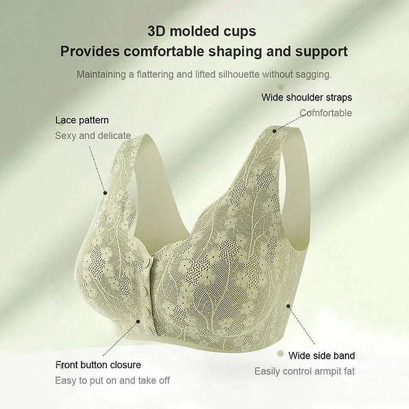 BowLift | Comfortable & Convenient Front Button Bra