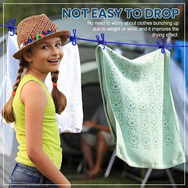 BowLift | Portable elastic travel clothes rack