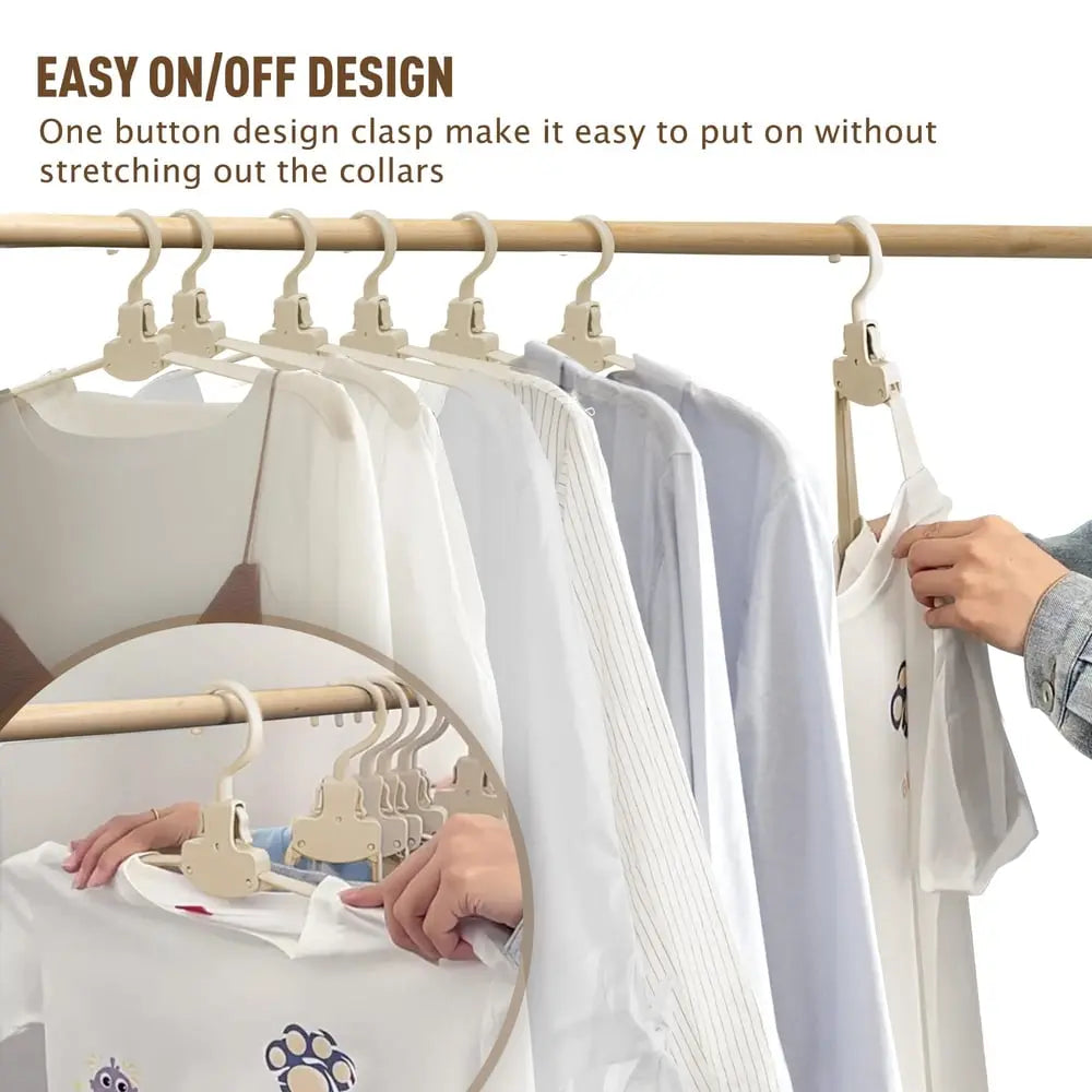 BowLift | 5+5 | Foldable Clothes Hanger – Compact, Stable & Ideal for Travel