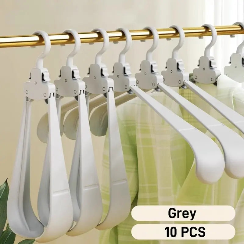 BowLift | 5+5 | Foldable Clothes Hanger – Compact, Stable & Ideal for Travel