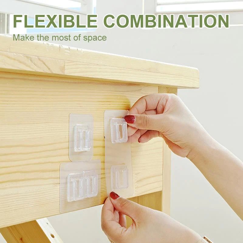 BowLift | Double-Sided Adhesive Wall Hooks-Reusable