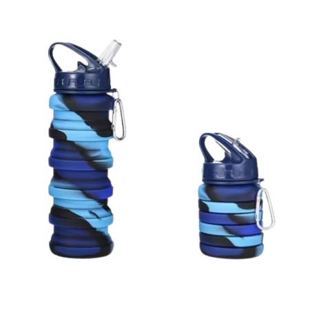 BowLift | Collapsible Silicone Water Bottle – Portable Folding Travel & Sports Bottle Cup