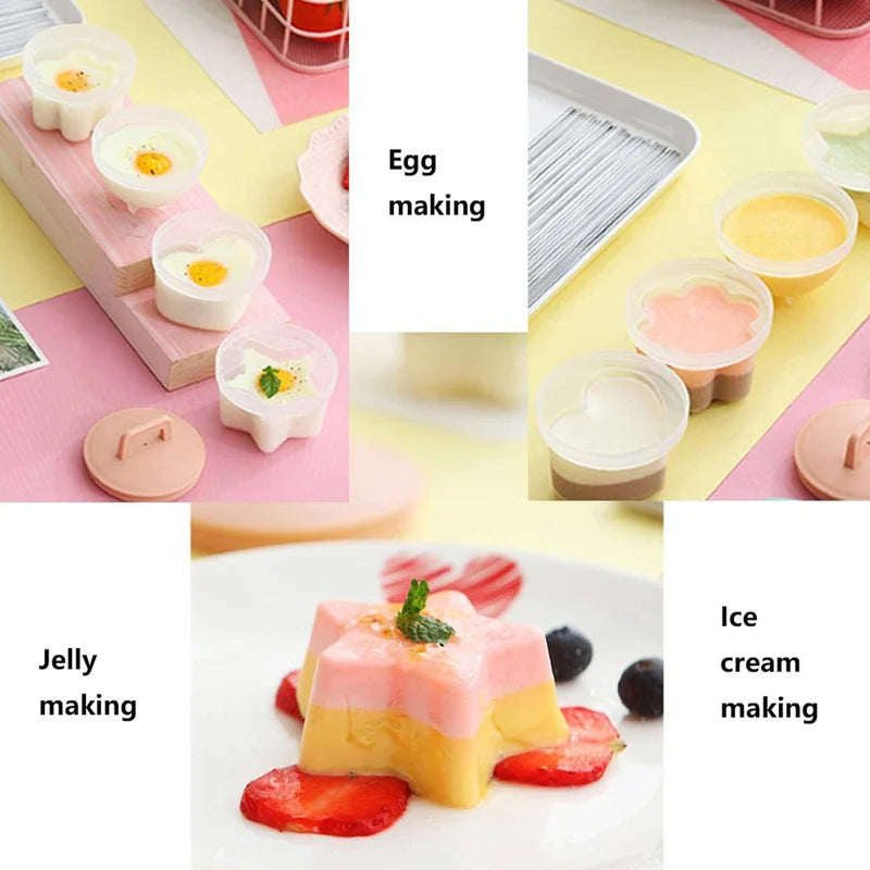 BowLift | Cute Boiled Egg Mold4 PCS/Set With Brush