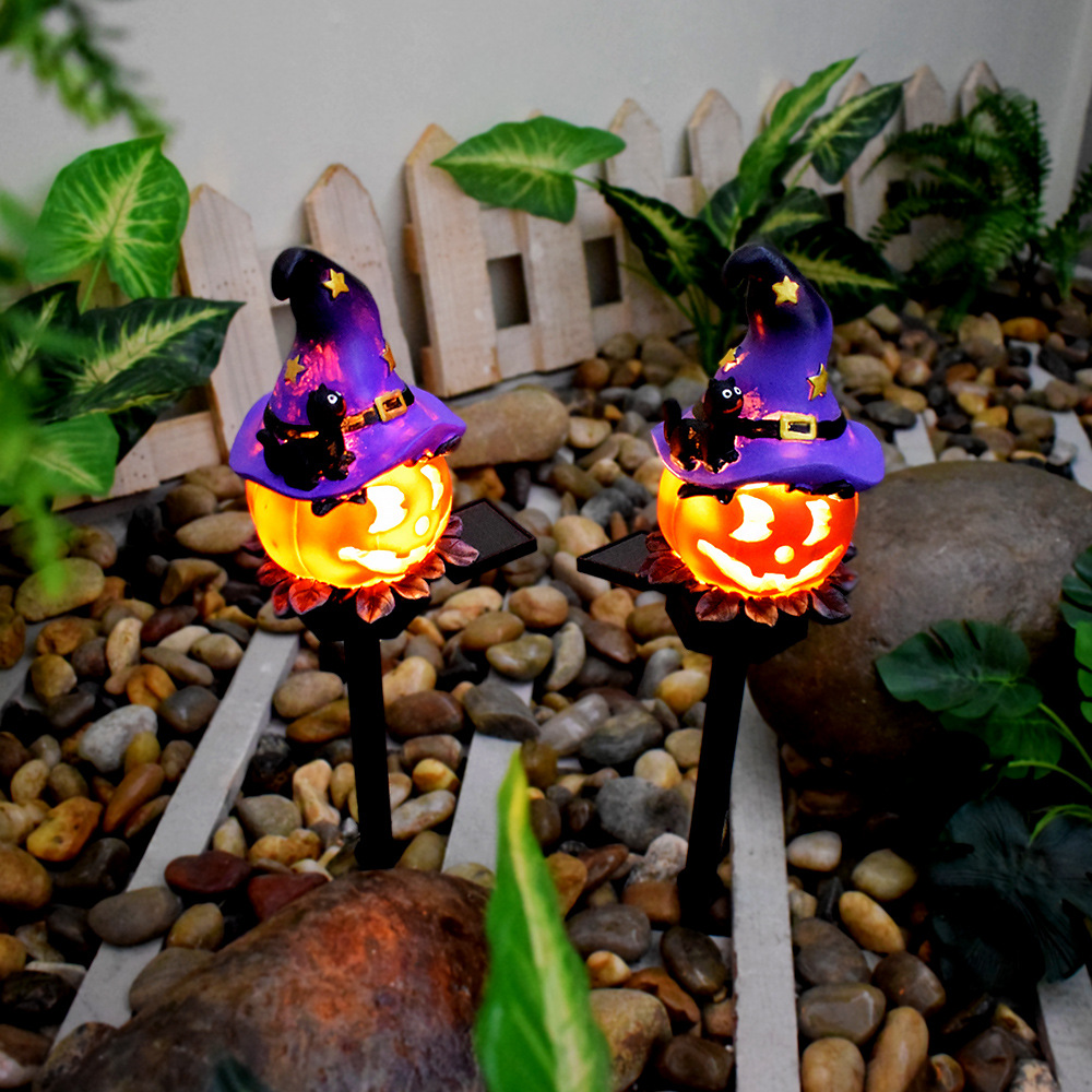 BowLift | Halloween Solar Lights – Decorative LED Garden Lights with Pumpkin and Witch Designs