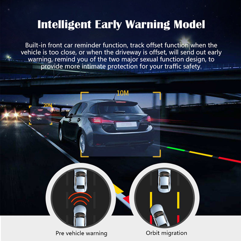 BowLift | 1080P HD 360° Rotating Mini ADAS Dashcam