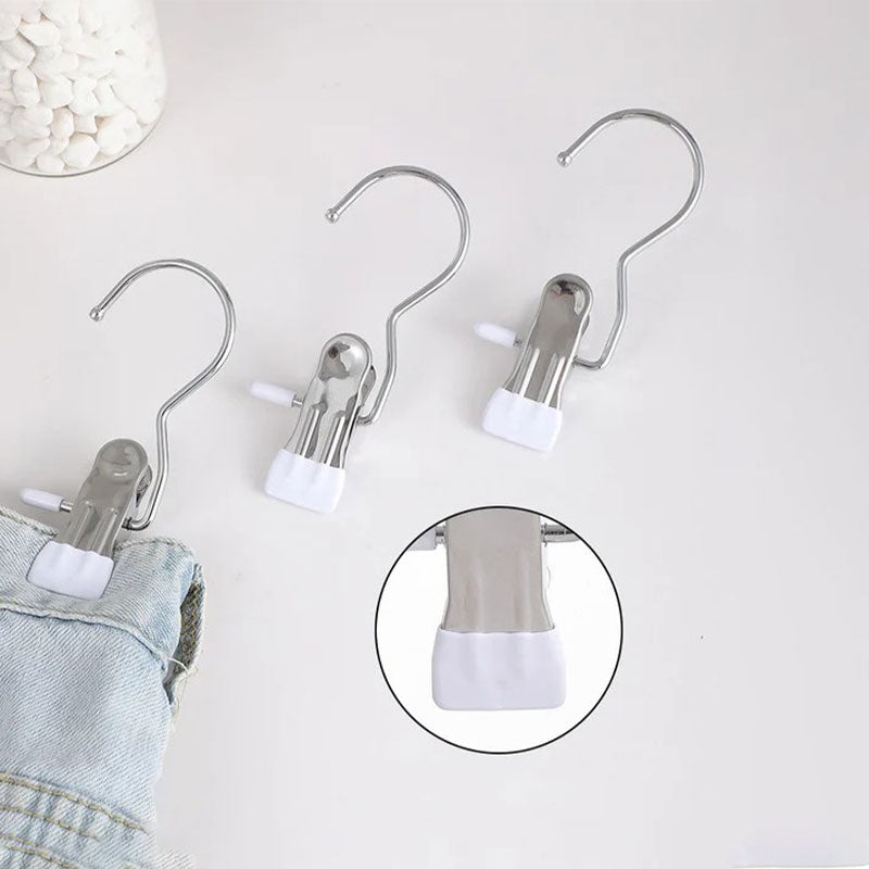 BowLift | Anti-rust Clip Space-saving Clothespin Hat Pants Storage Hanging Travel Hook