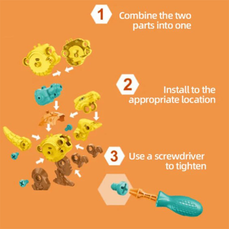 BowLift | DIY Dinosaur Toy Construction Set