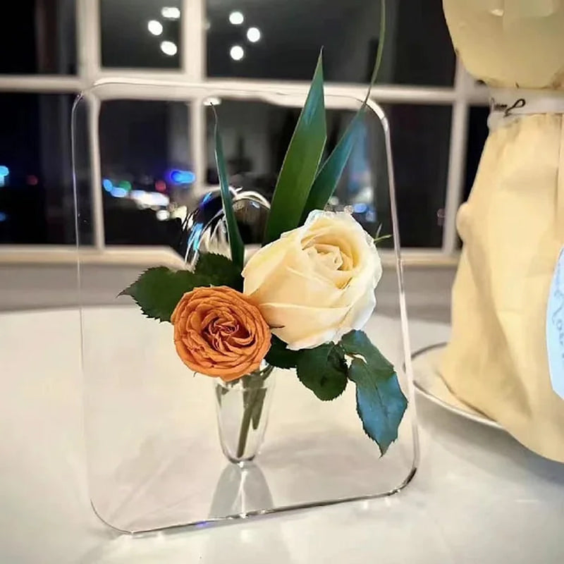 BowLift | Photo Frame Vase Desk Flower Arrangement Ornament