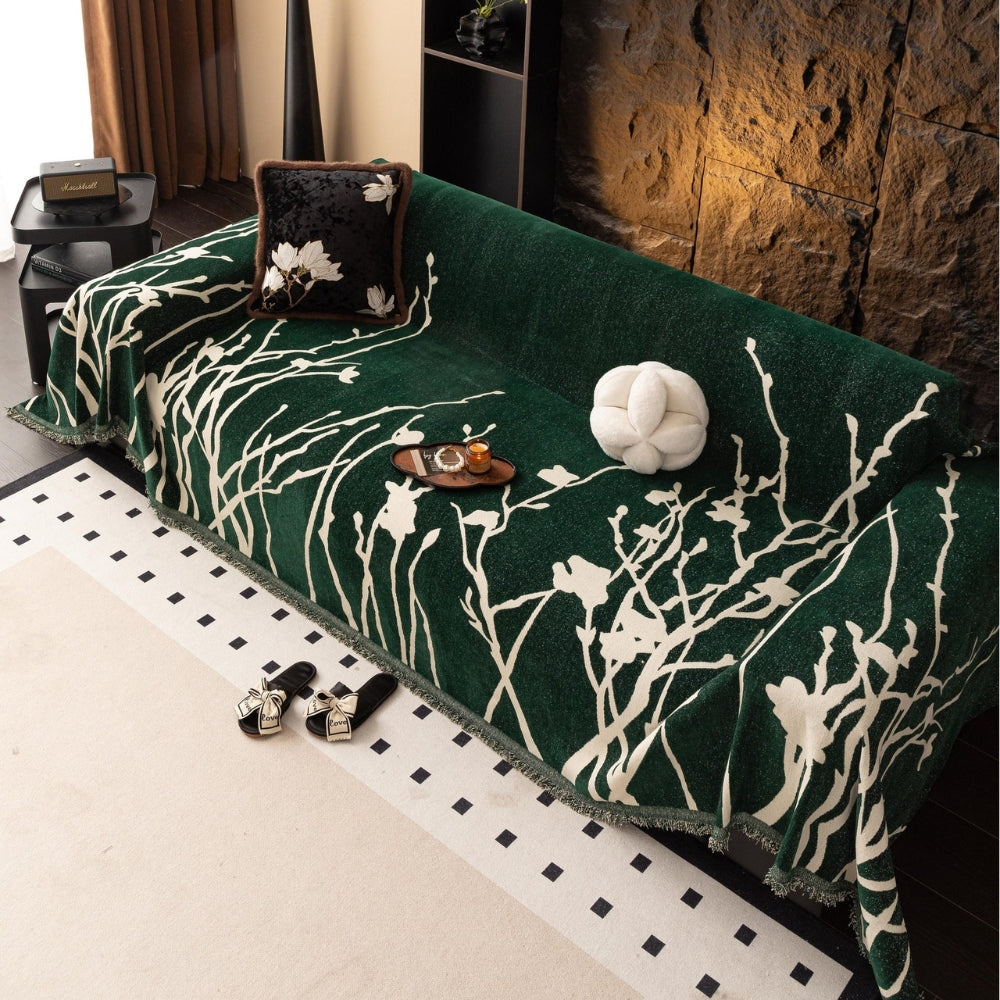 BowLift | Twilight Branches Chenille Sofa Cover