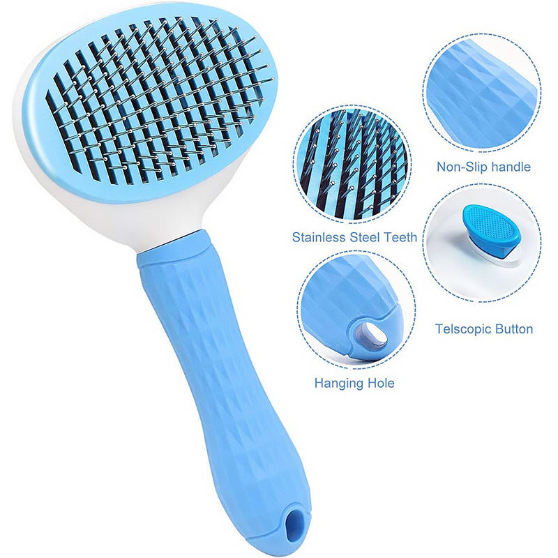 BowLift | Premium Pets Self-Cleaning Slicker Brush
