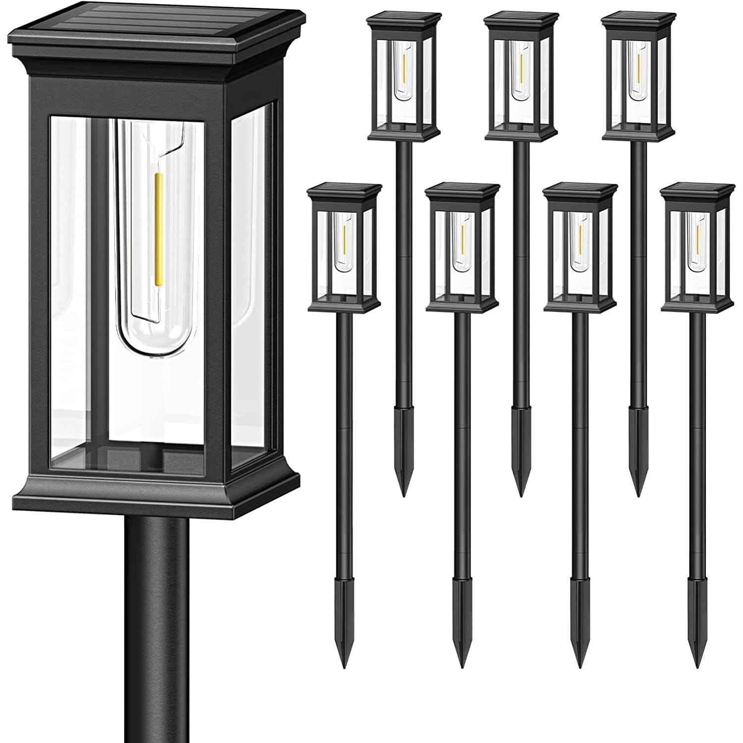 BowLift | 6-Pack: Solar-powered garden lighting IP65 waterproof automatic on off