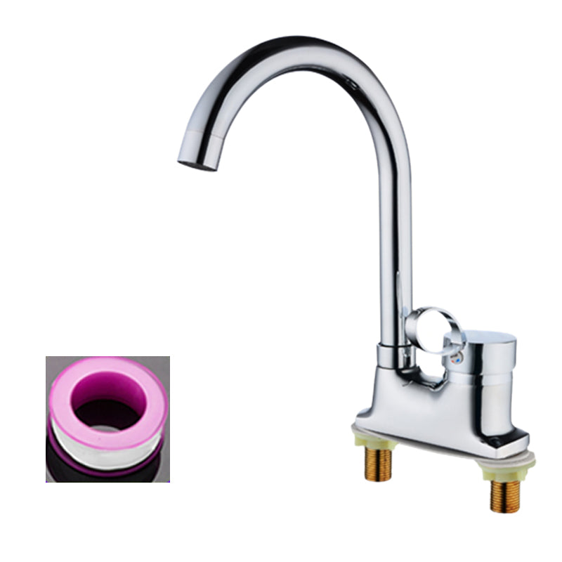 BowLift | 1or2-Handle Brushed Nickel Widespread Faucet 2 Hole Center Set Sink Faucet