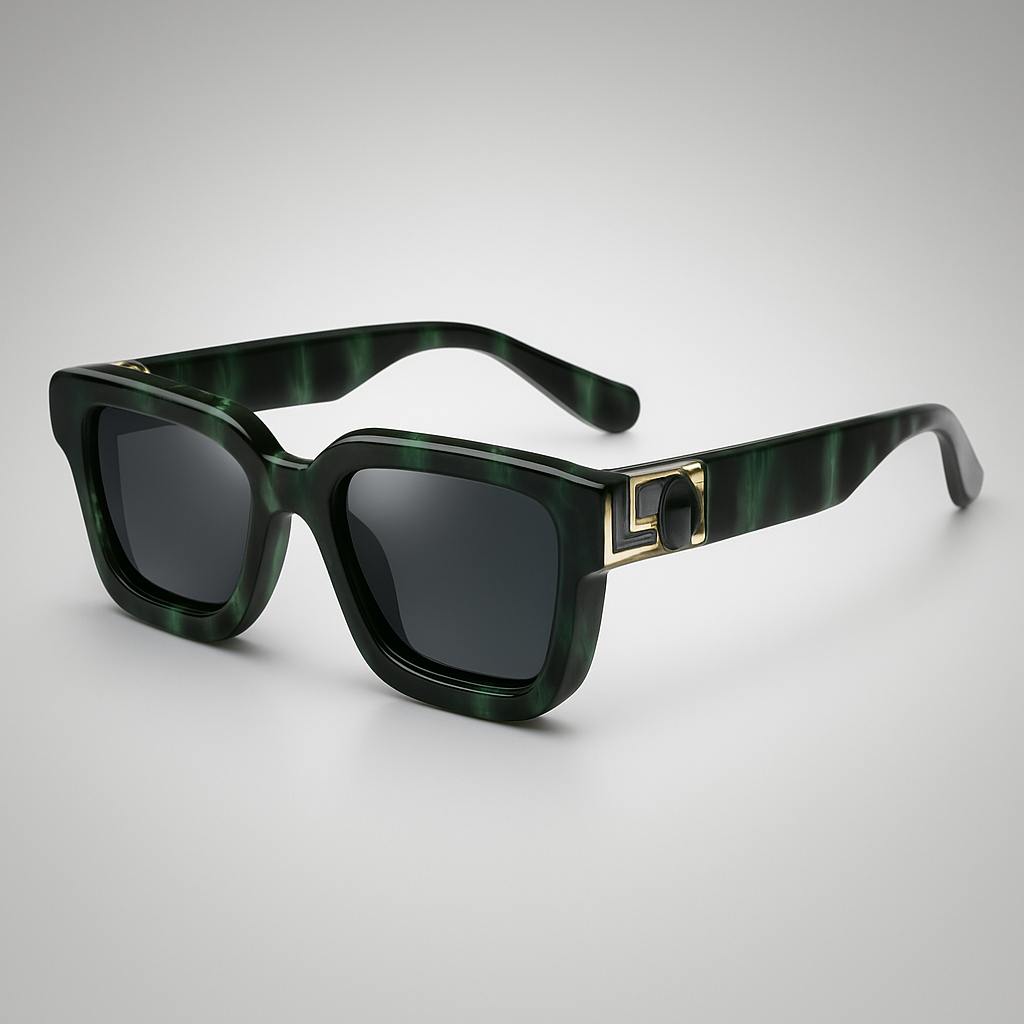 BowLift | Black Square UV Protection Sunglasses
