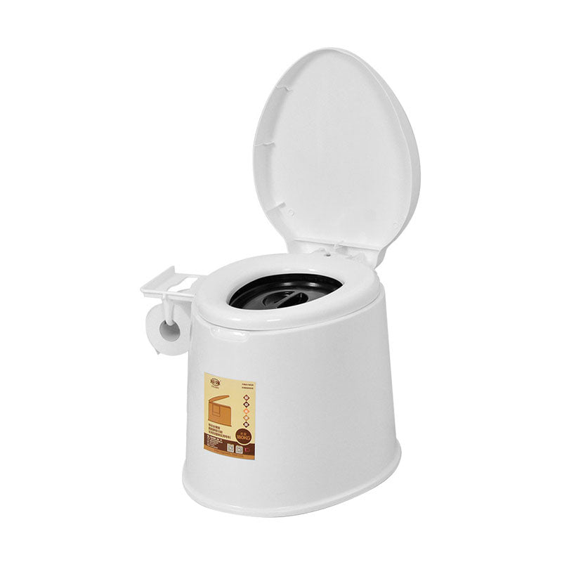 BowLift | Contemporary Plastic Floor-Mounted Toilet Bowl with Seat for the Bathroom