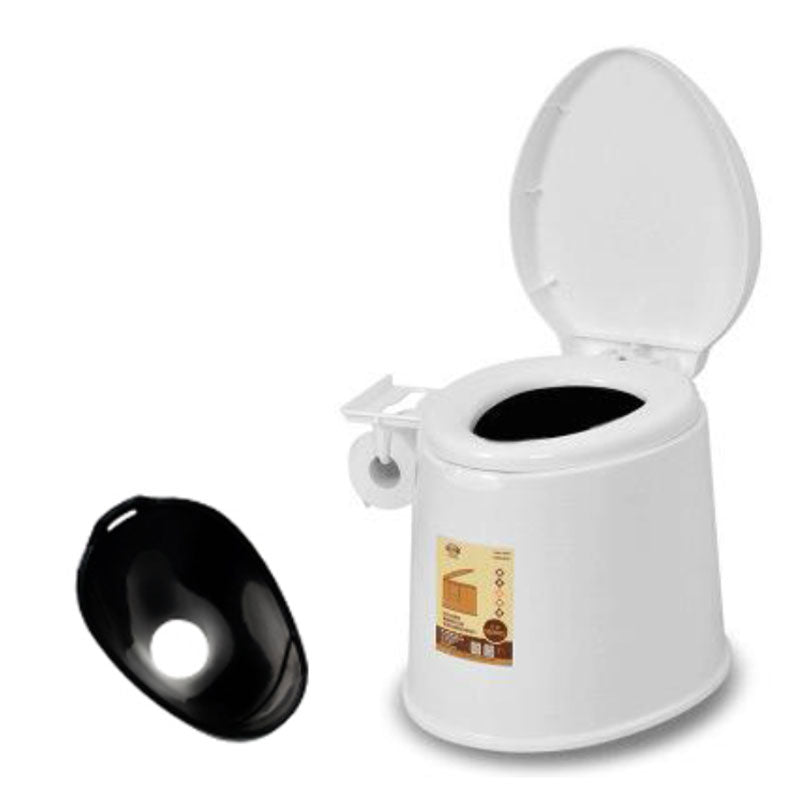 BowLift | Contemporary Plastic Floor-Mounted Toilet Bowl with Seat for the Bathroom