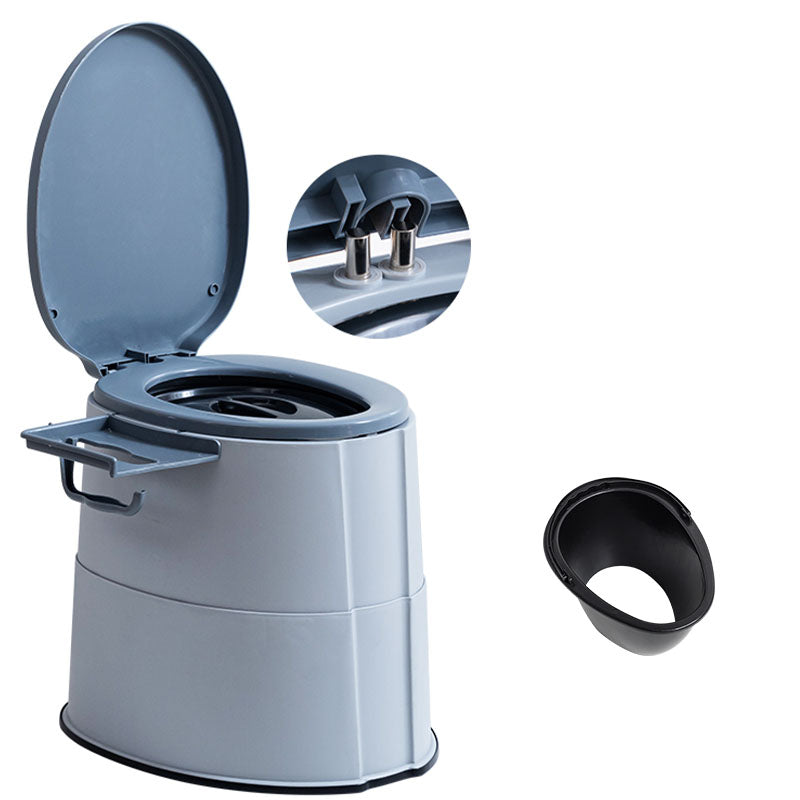 BowLift | Contemporary plastic floor-mounted toilet bowl with toilet seat for the bathroom