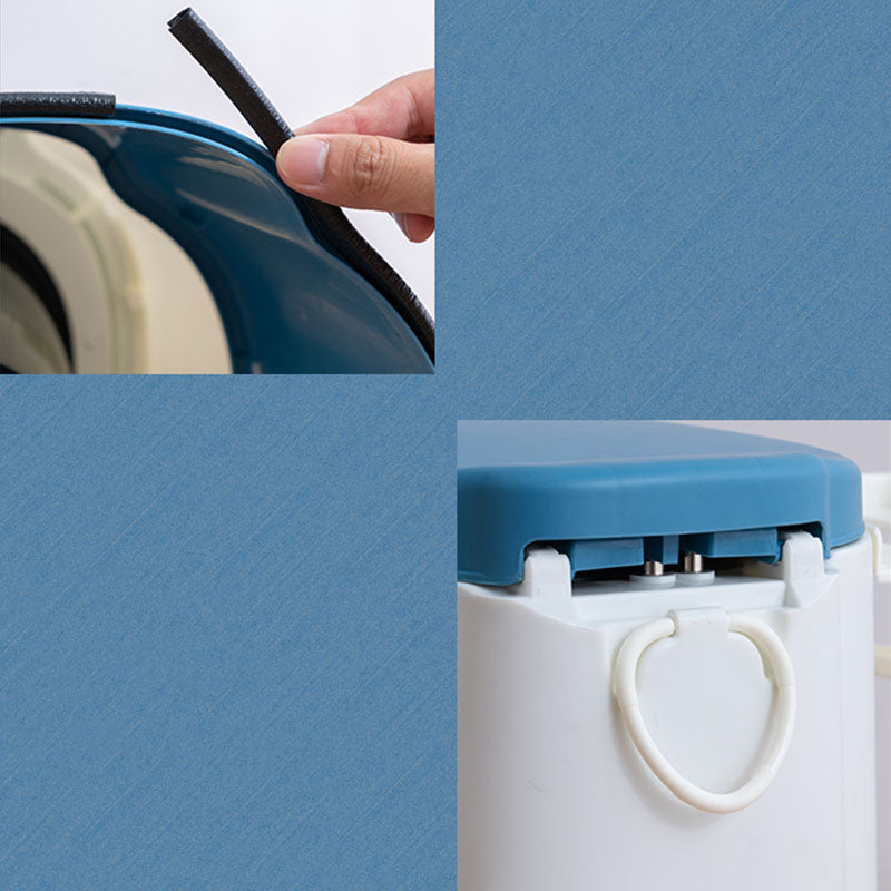 BowLift | Contemporary plastic floor-mounted toilet bowl with toilet seat for the bathroom