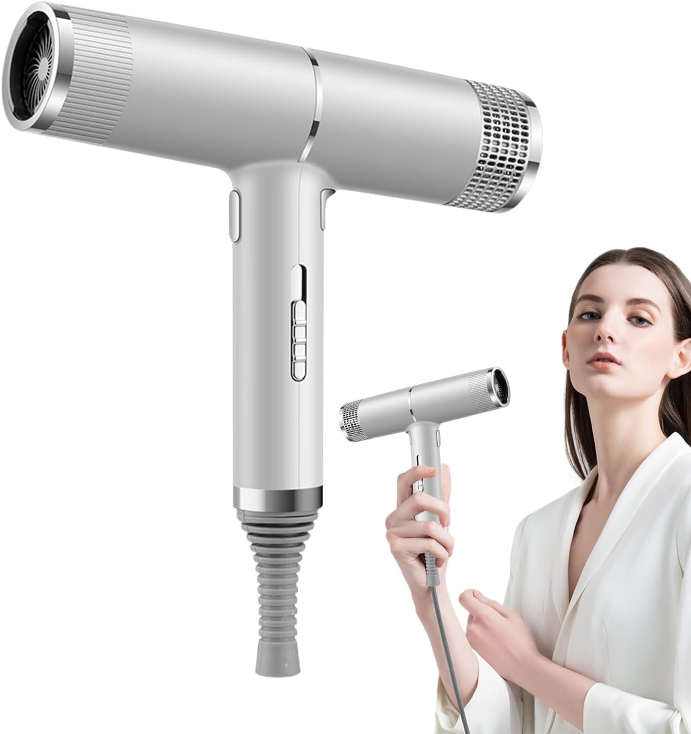 BowLift | Professional Ionic Hair Dryer | 700W, Ceramic Technology & Adjustable Speeds for Frizz-Free, Shiny Hair at Home