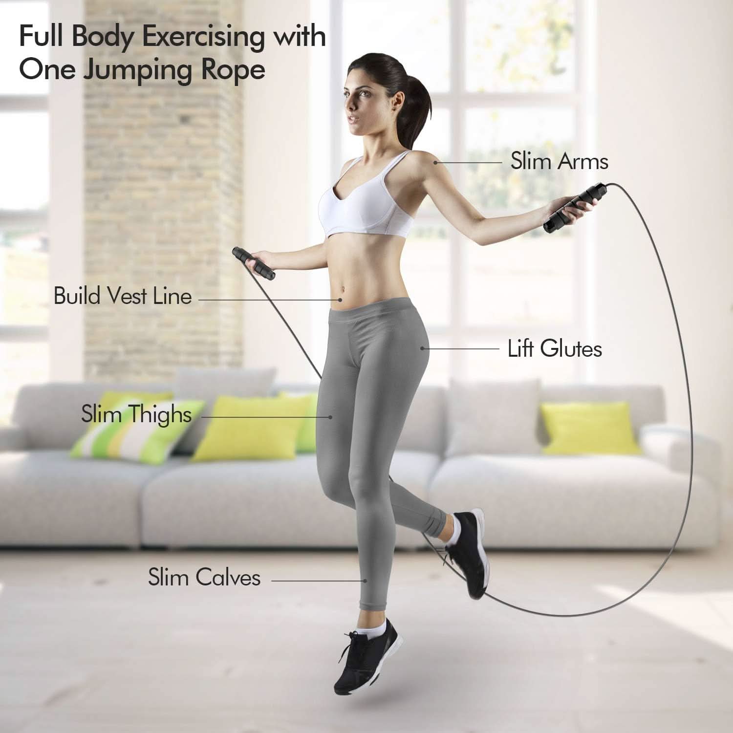 BowLift | Adjustable skipping rope with Tangle-Free technology