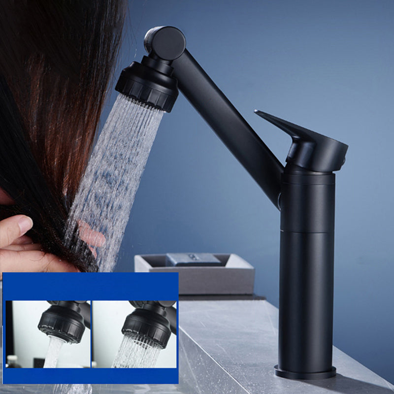 BowLift | Modern Copper Low Arc Centerset Faucets Bathroom Sink Faucet