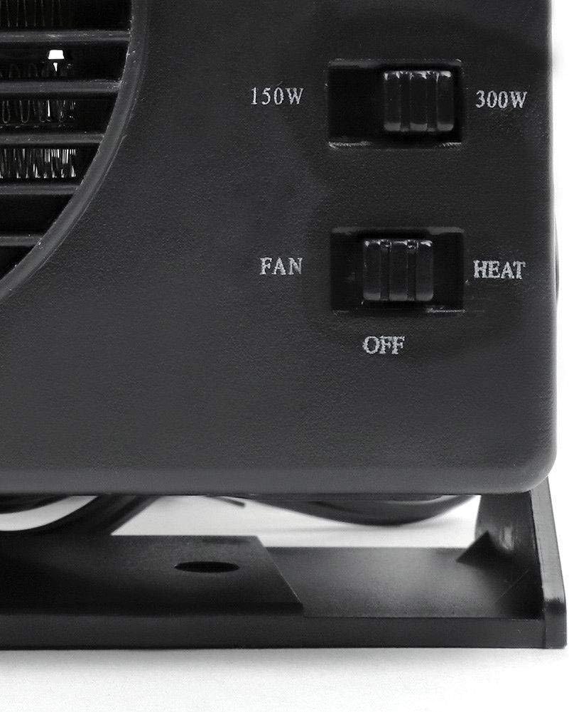 BowLift | 12V Ceramic Car Heater | 150W-300W Portable Fan with Automatic Thermostat for Winter Use in Vehicles