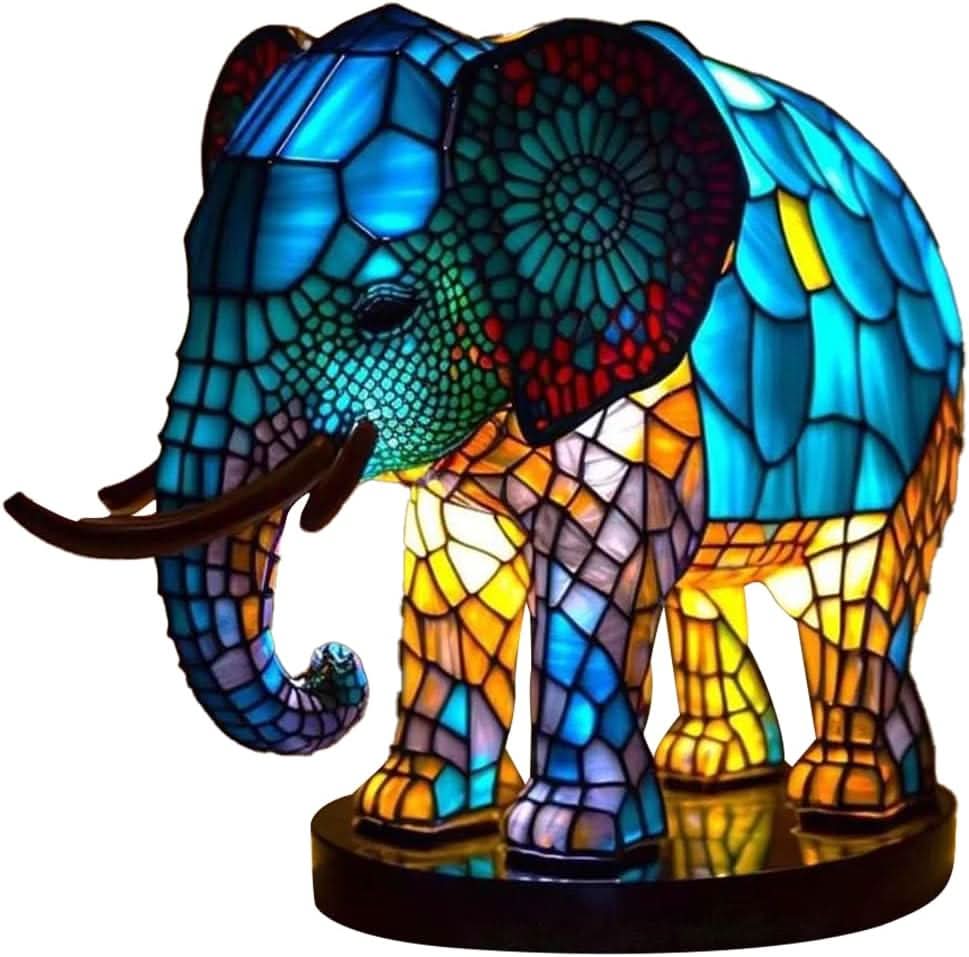 BowLift | LED Dog Table Lamp – Modern Resin Design