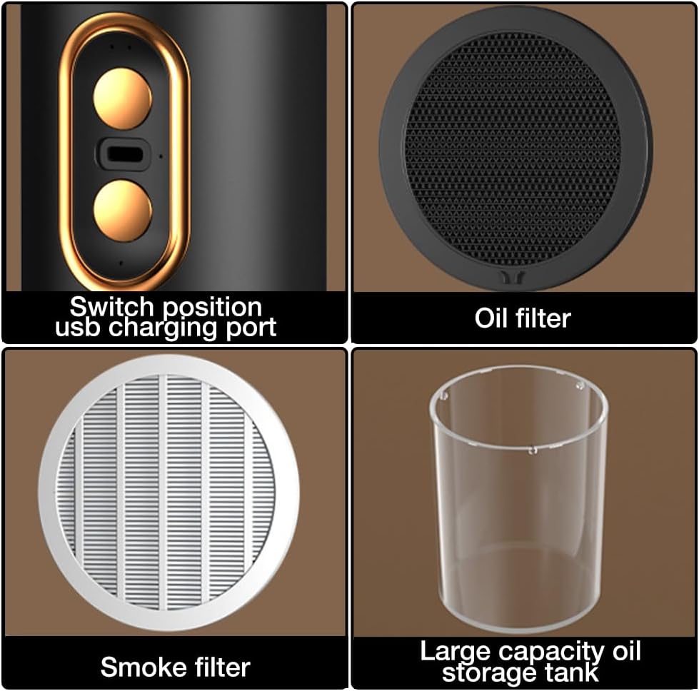 BowLift | AetherVent™ | Portable Range Hood | Powerful Rechargeable Kitchen Exhaust Fan | Ideal for Any Space & Cooking Needs