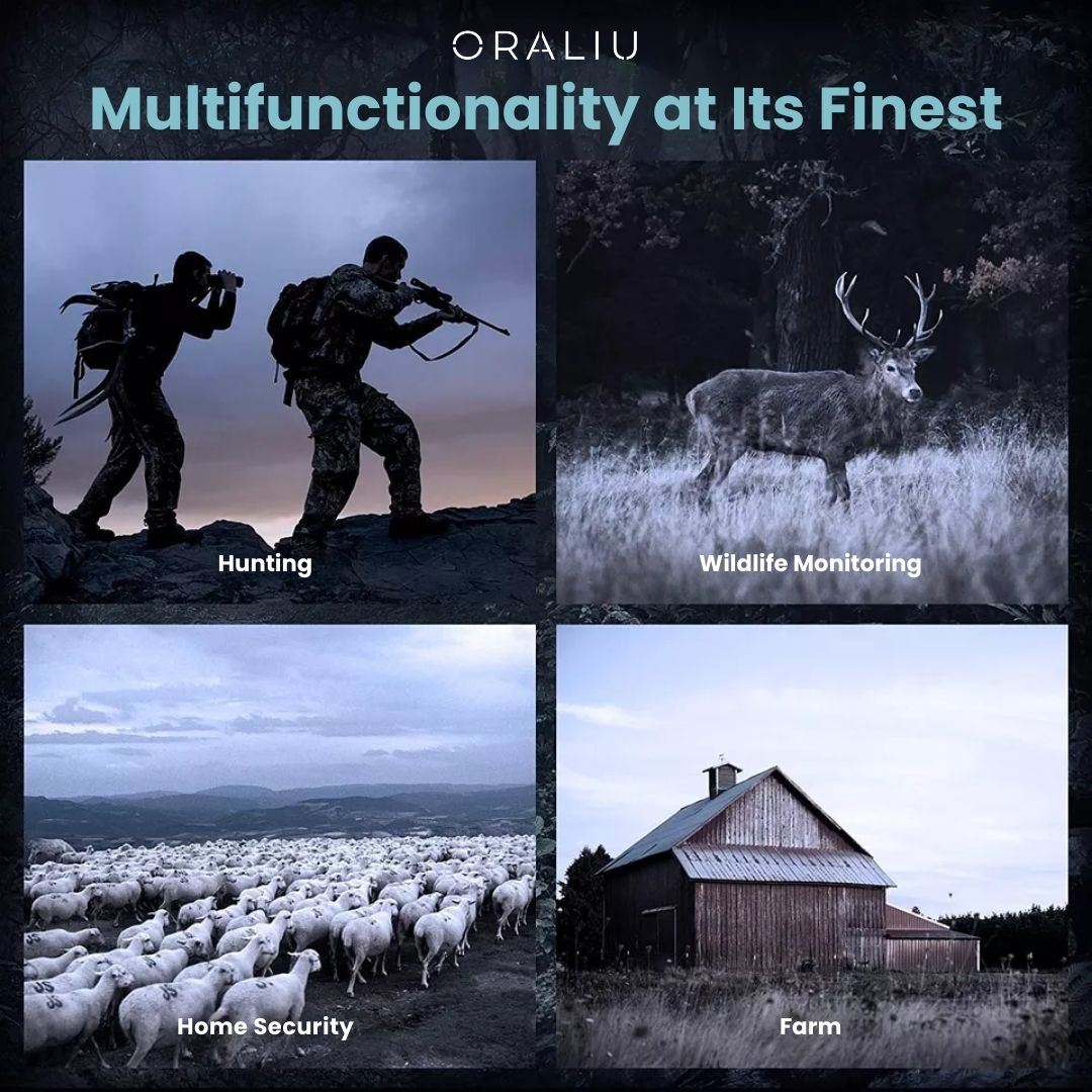 BowLift | Digital Night Vision Binoculars – 5x Zoom, Infrared, HD Quality