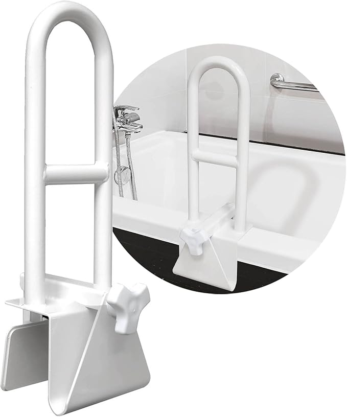 BowLift | Bathtub Safety Grab Bar for Seniors & Mobility Support – No Drill, Secure Bathroom Handle