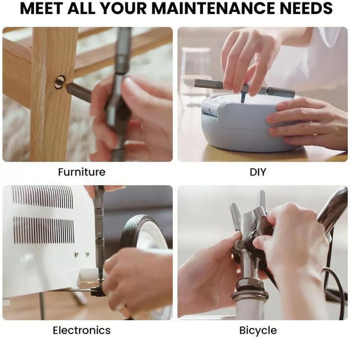 BowLift | 42-in-1 Magnetic Screwdriver Set – Precision Repair Tool Kit with Bits & Handle – Fixaro