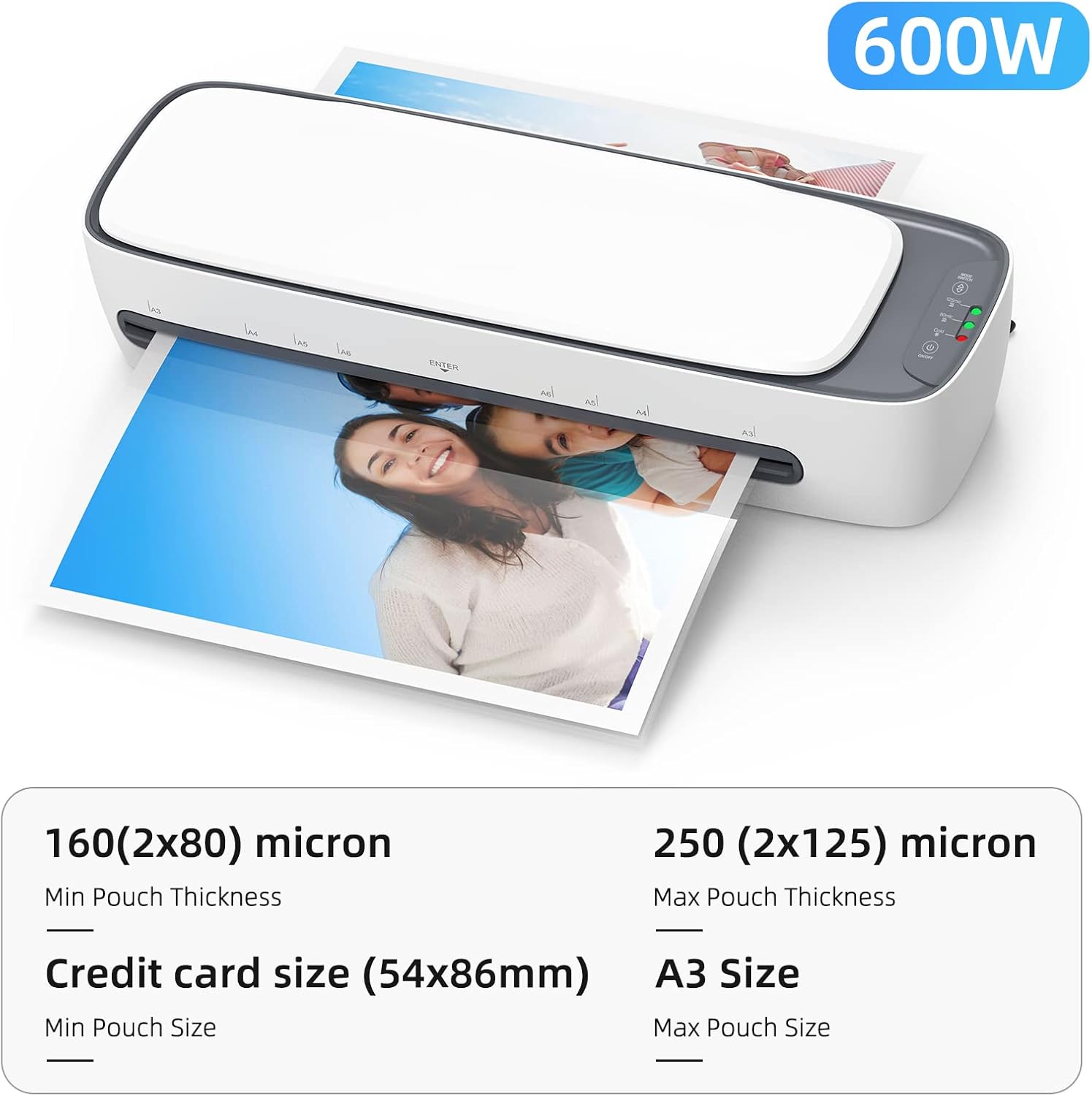 BowLift | A3 Desktop Laminator Set with Hot & Cold Modes and 6-in-1 Functions – Lexaro