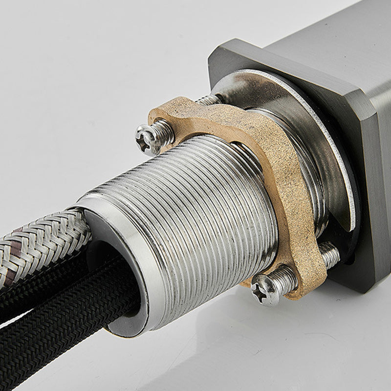 BowLift | Contemporary Container Faucet Lever Handles Low Arc Copper Container Faucet