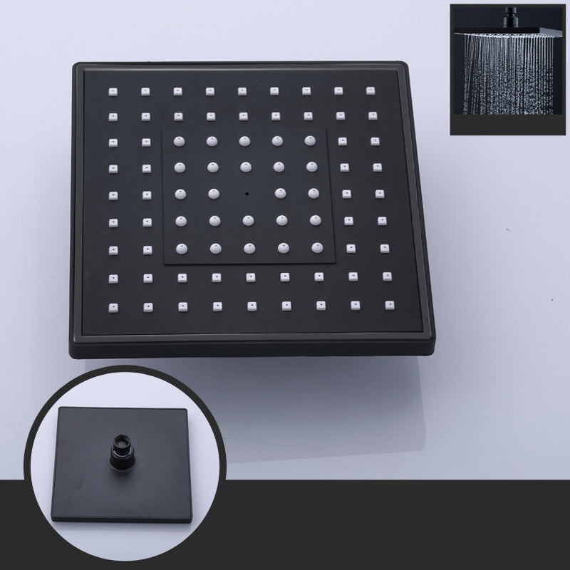 BowLift | Contemporary Style Shower Head Plastic Fixed Shower Head in Round and Square Shape