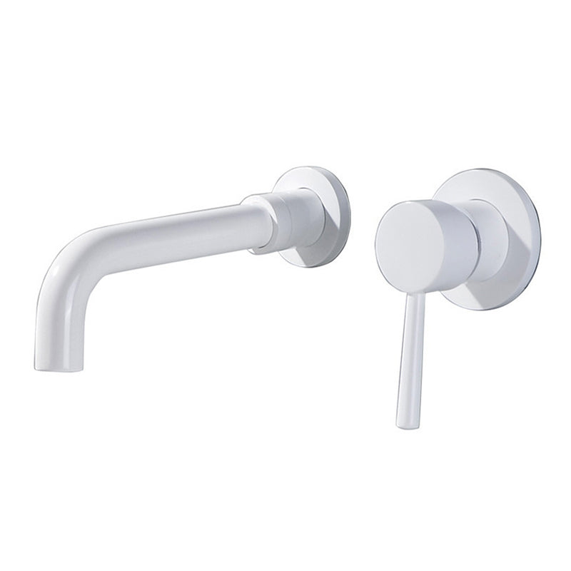 BowLift | Industrial bathroom faucet brass lever handles 2-hole faucets wall-mounted faucet